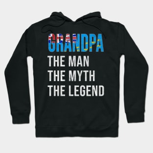 Grand Father Tuvaluan Grandpa The Man The Myth The Legend - Gift for Tuvaluan Dad With Roots From  Tuvalu Hoodie